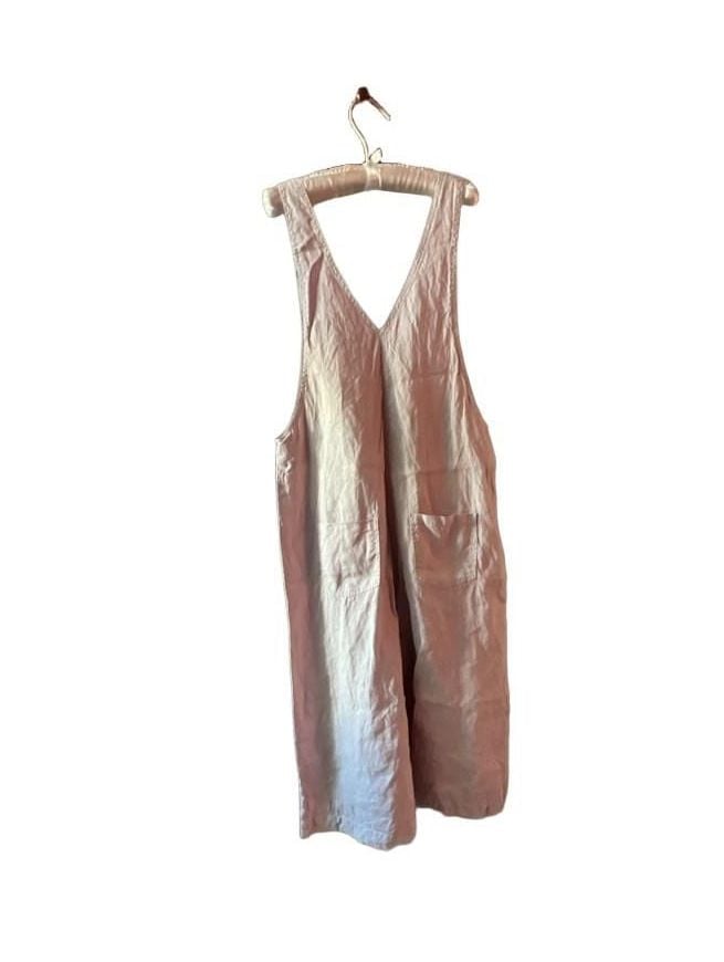 Kleen Linen Jumpsuit Size S Lavender 5