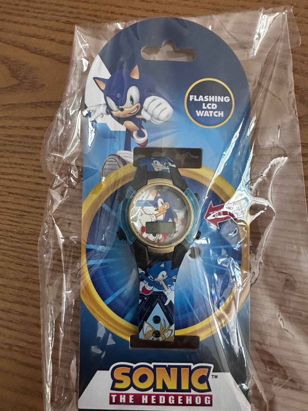 Sonic The Hedgehog Flashing LCD Watch New 1