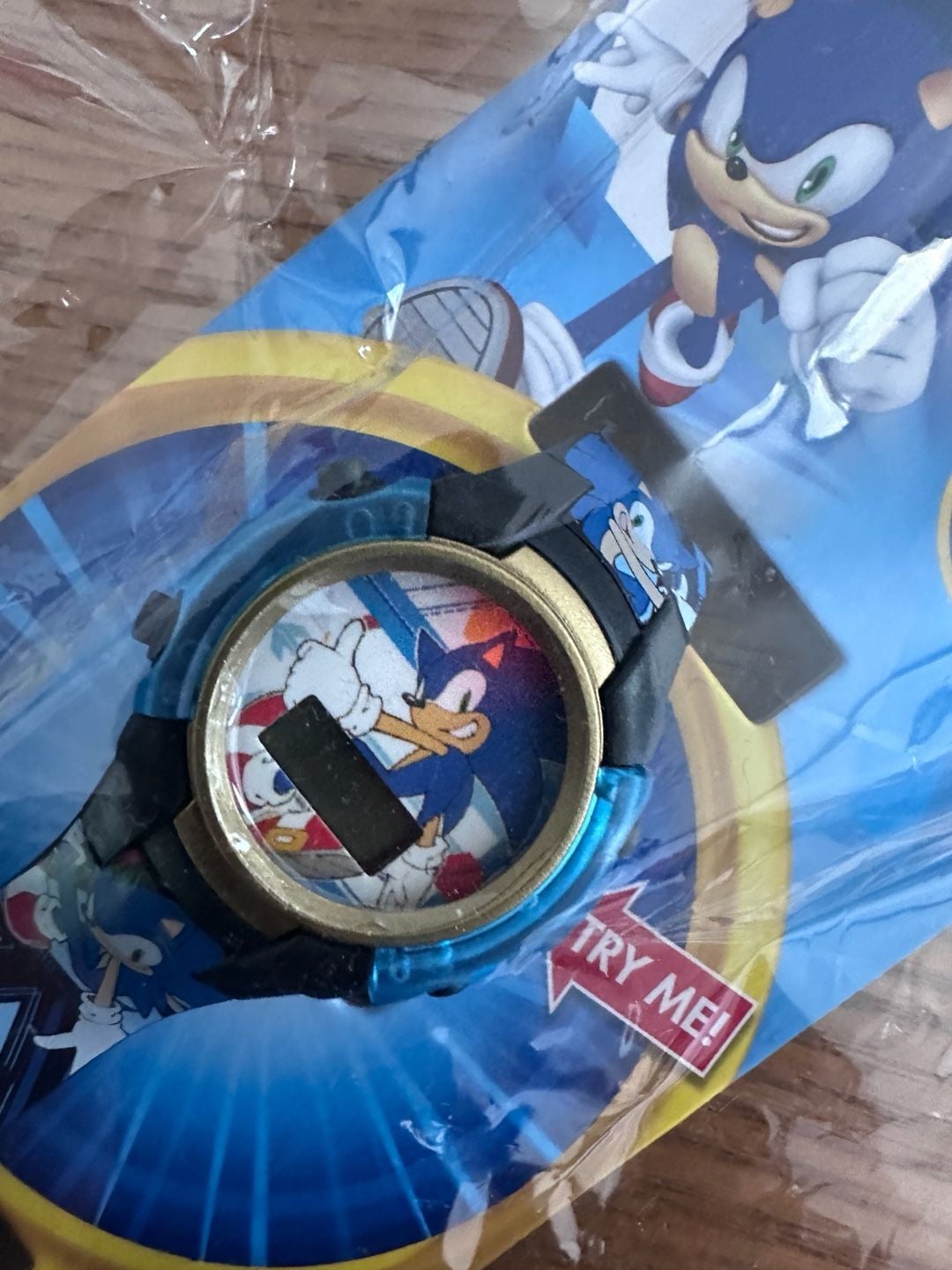 Sonic The Hedgehog Flashing LCD Watch New 2