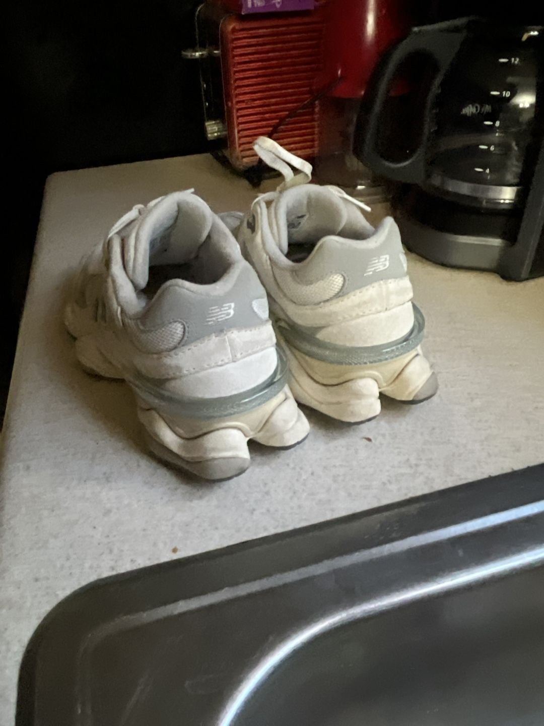 New Balance 9060 Sea Salt White Sneakers 3