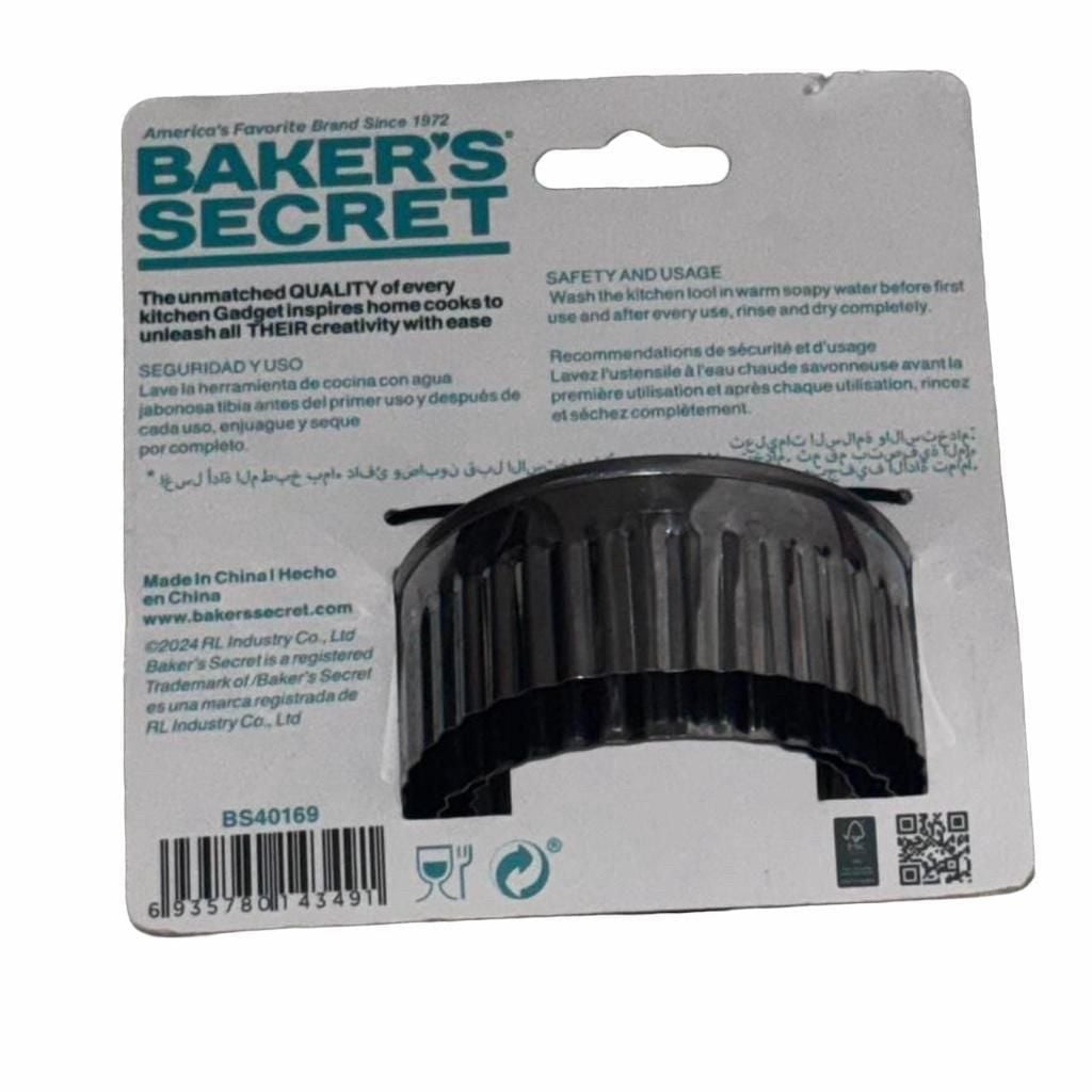 Baker's Secret 3 Pieces Cookie Cutters Set Stainless Steel BS40169 3