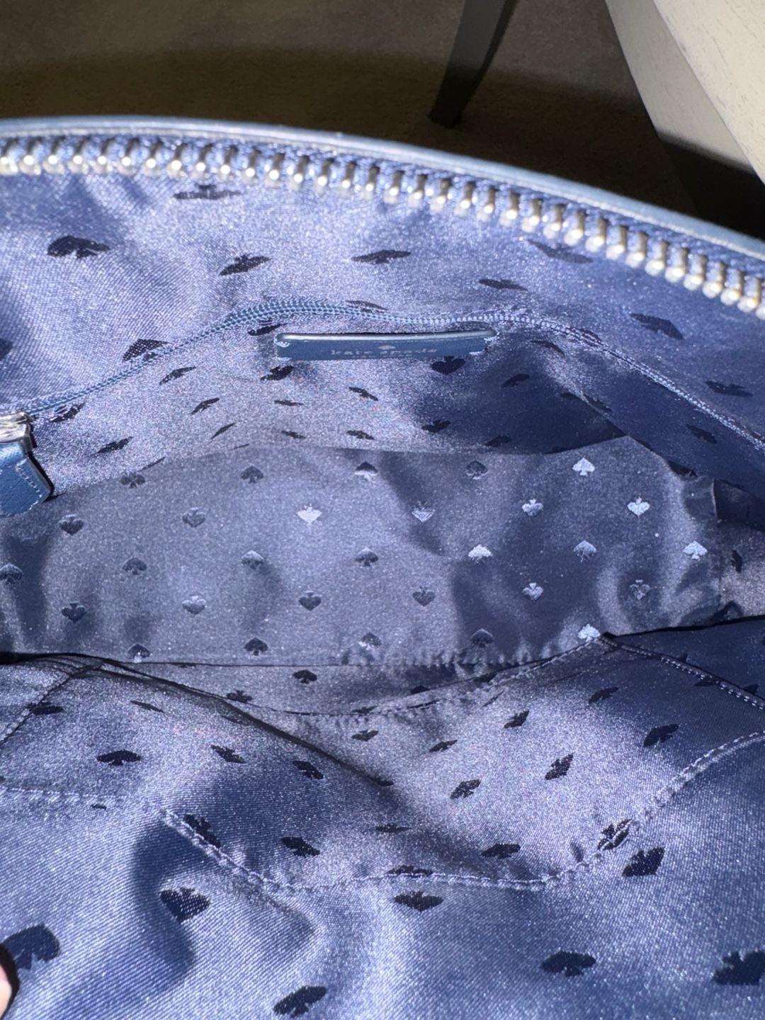 Kate Spade Payton Nouveau Bloom Medium Dome Satchel Blue Floral 8