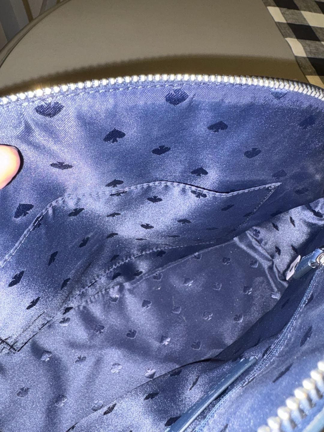 Kate Spade Payton Nouveau Bloom Medium Dome Satchel Blue Floral 9