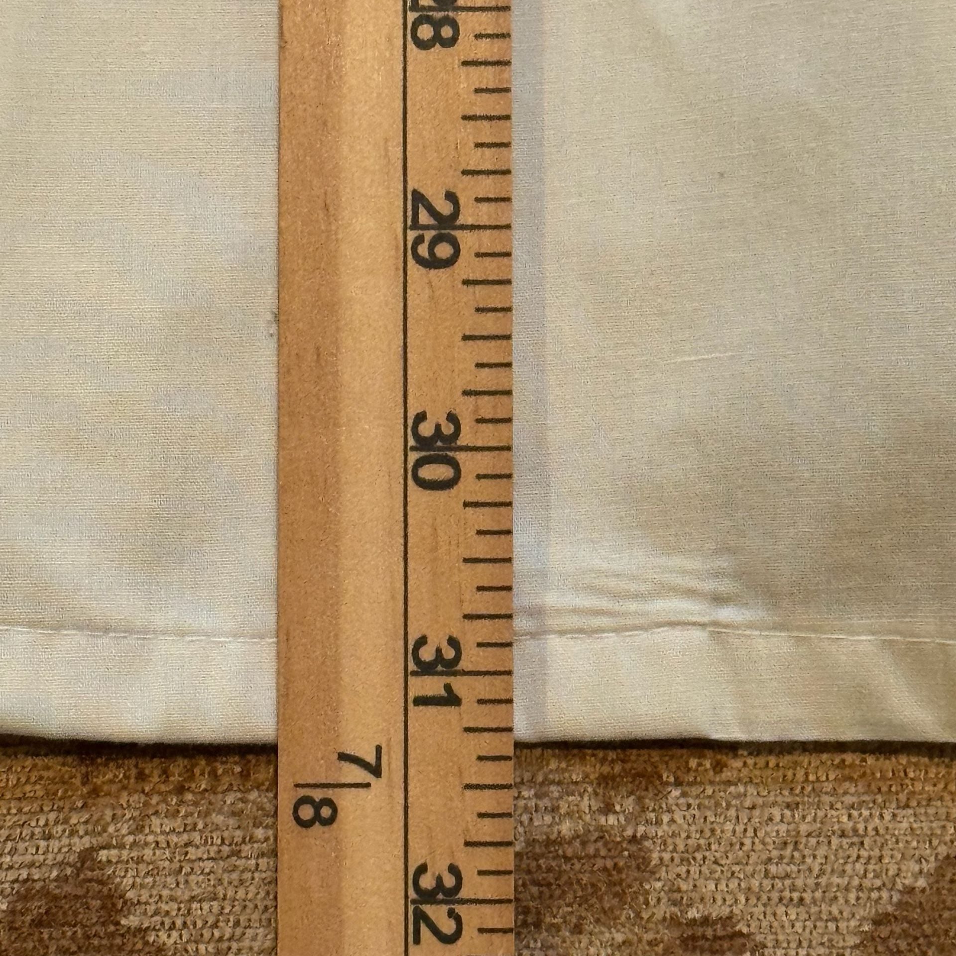 Vintage Pleetway Men’s Pajama Set Tall L USA Cream Red Piping Retro Lounge 9