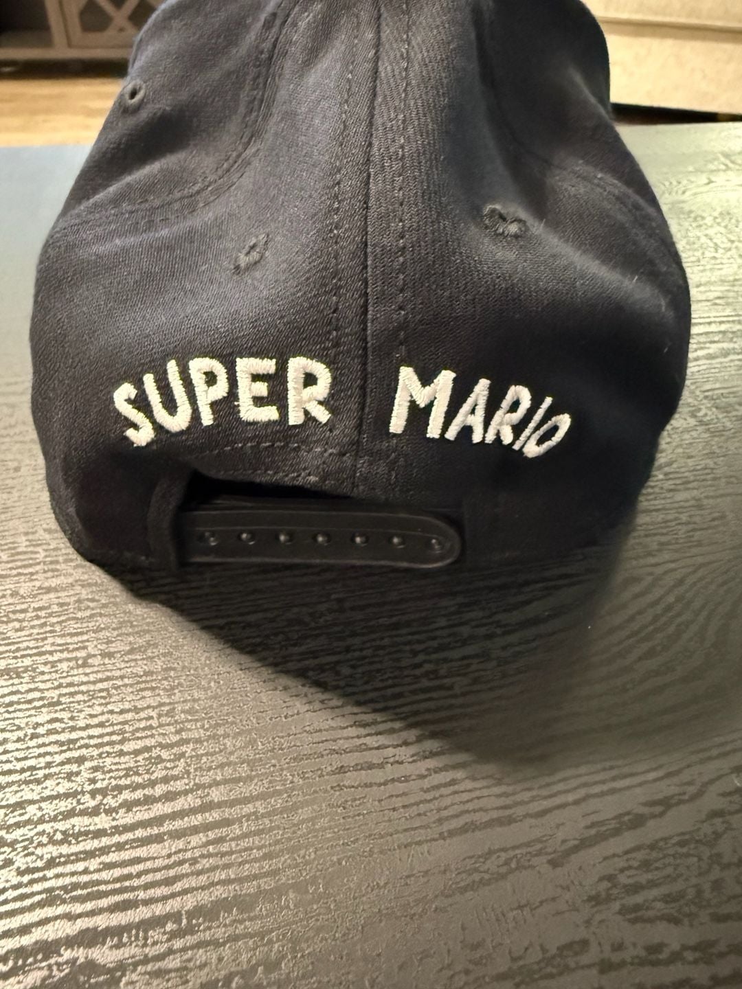 Super Mario Nintendo Snapback Hat Black One Size 3