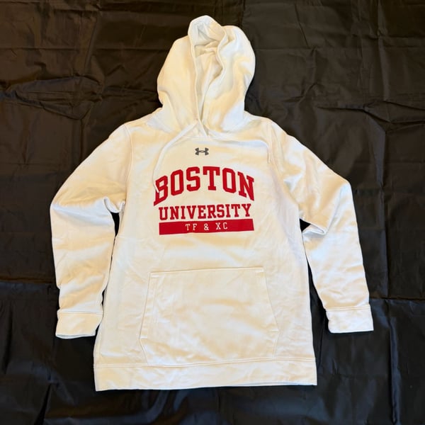 Under Armour Boston University TF & XC Hoodie White