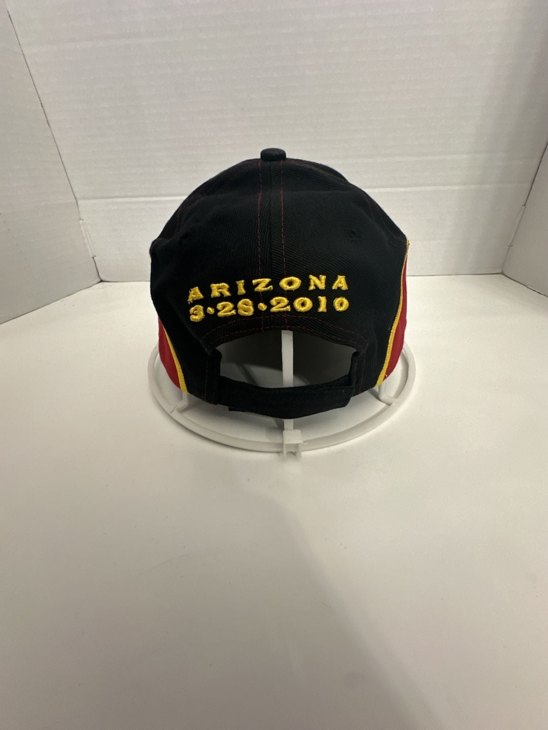 WWE WrestleMania XXVI Hat Arizona 3.28.2010 Black Red Yellow 3