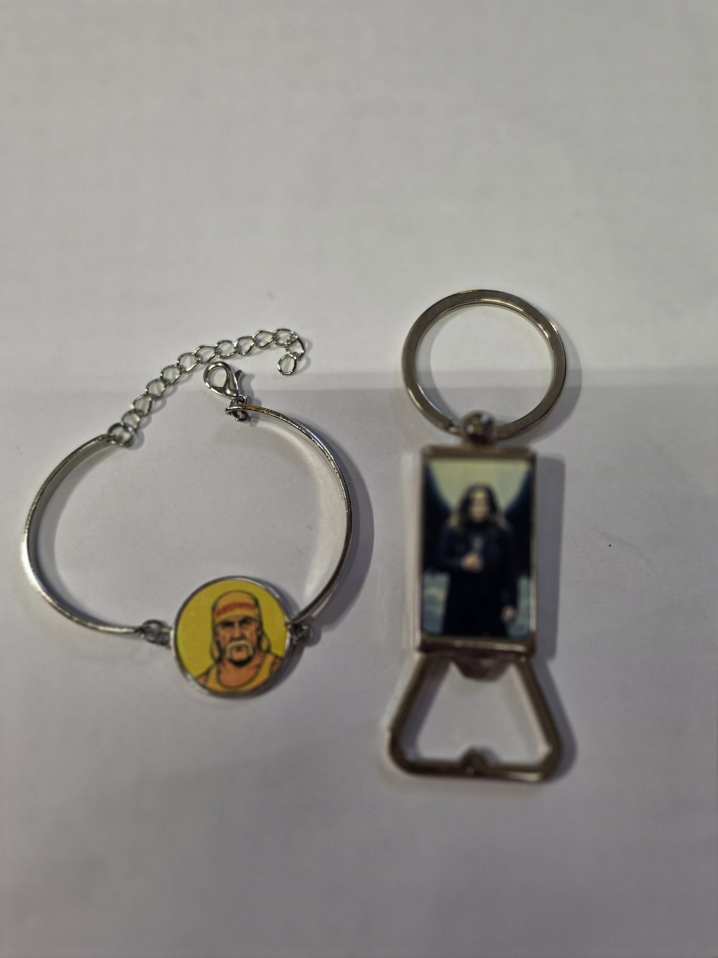 Hulk Hogan Bracelet And Ozzy Osbourne Keychain Bundle 1