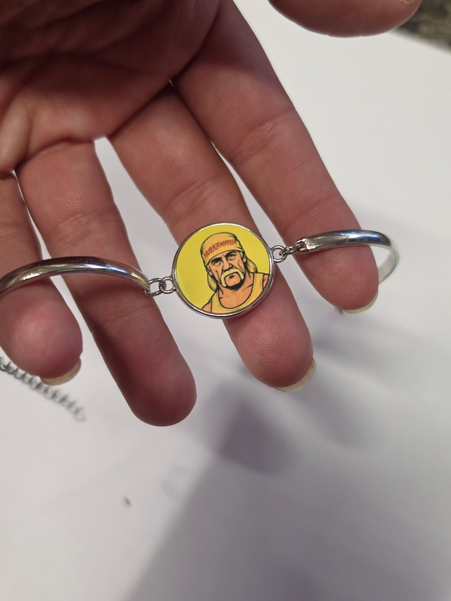 Hulk Hogan Bracelet And Ozzy Osbourne Keychain Bundle 3
