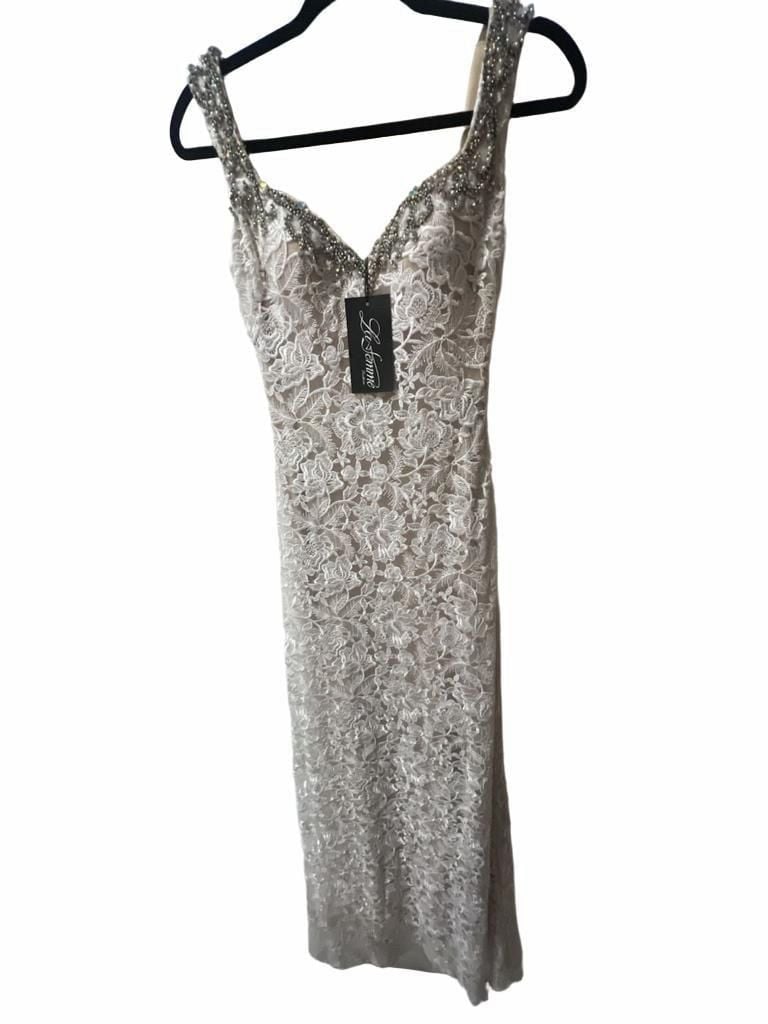 La Femme 20121 Magnificently Embellished Lace Sweetheart Sheath Gown 5