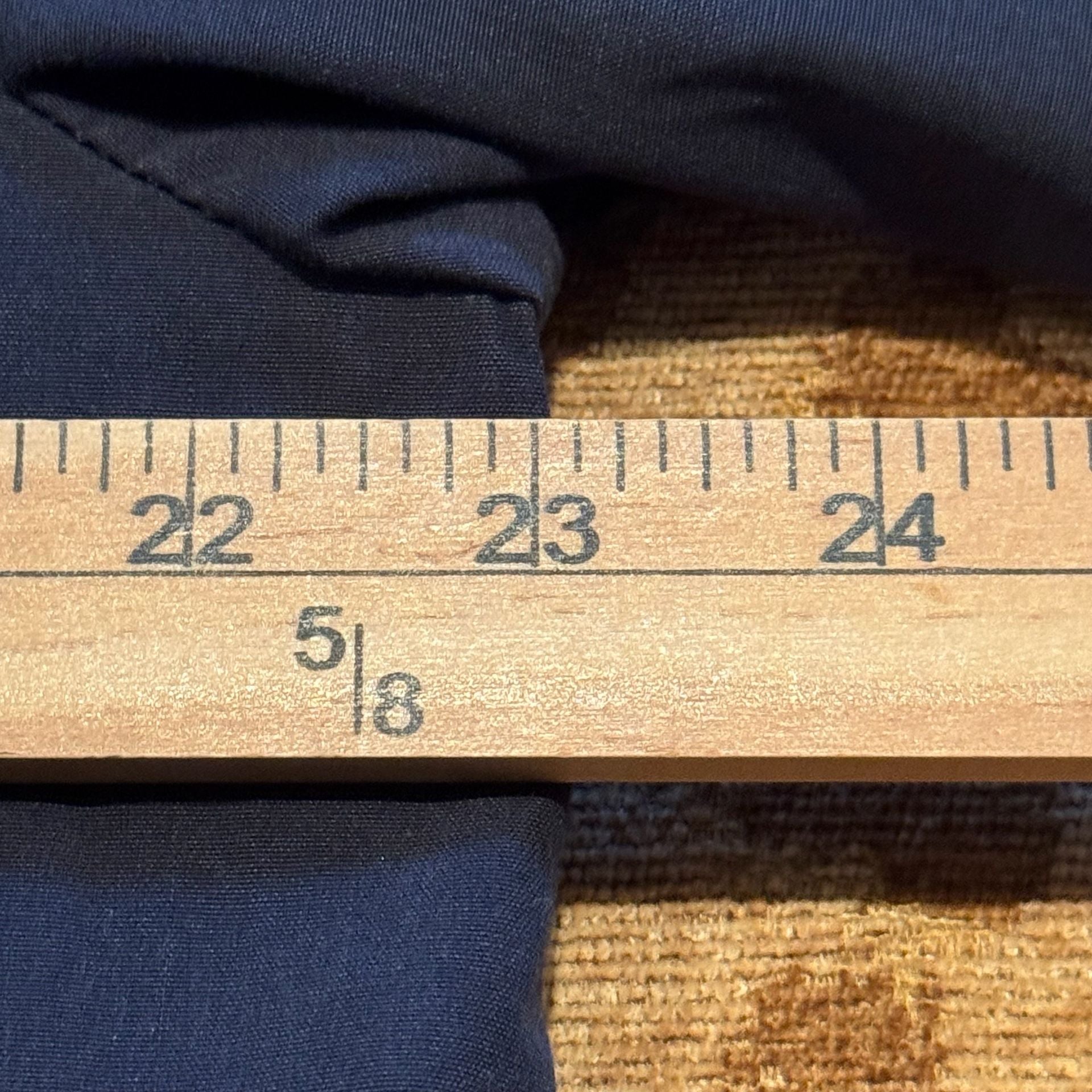 Vintage 1986 US Military All Weather Trench Coat 38R Centre MFG Navy Lined 11