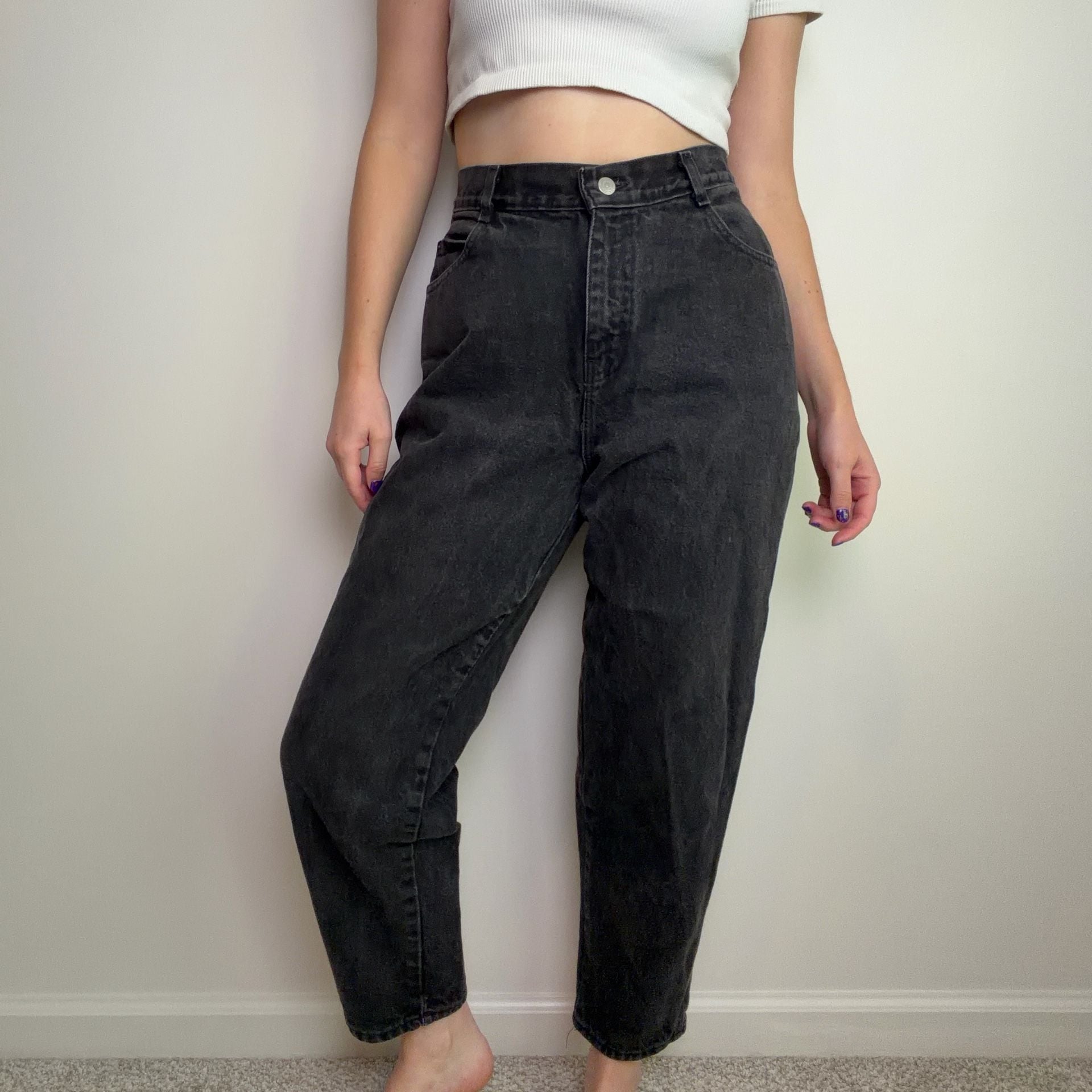 Vintage Gitano Black Jeans 5