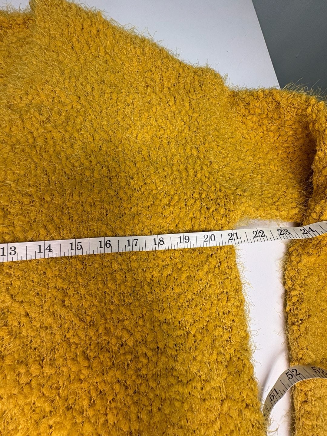 Love Tree Women's Mustard Yellow Long Open Cardigan Sweater Sz Lg 6