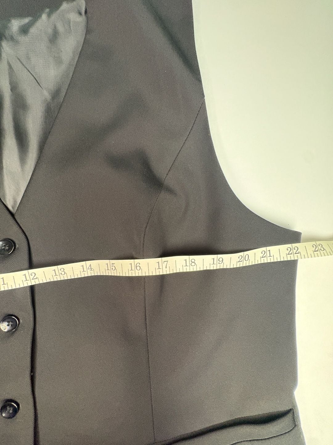 Faucome Women's Suit Vest Size XXL Black V-Neck Fully Lined 6