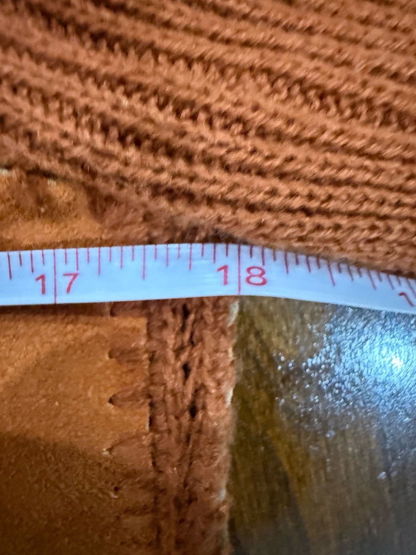 Vintage 70s Suede Hooded Jacket Size M Brown/Rust Patchwork Knit Boho Western 7