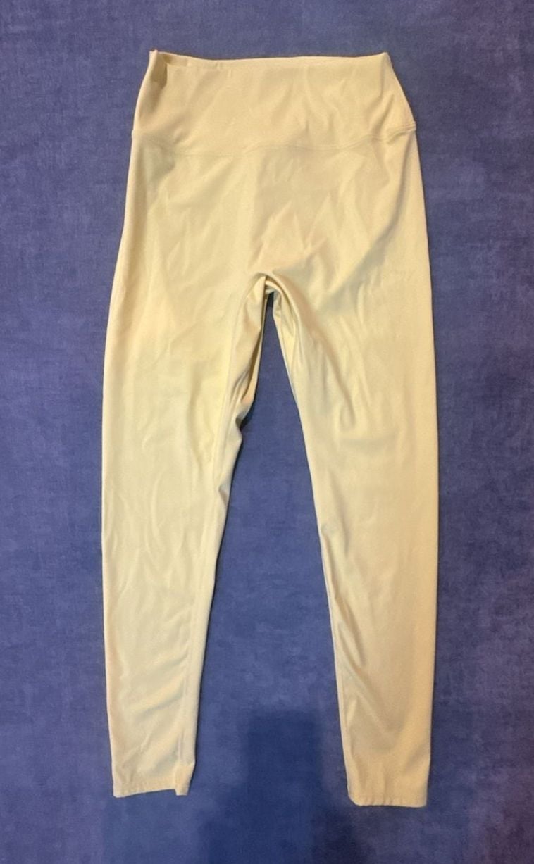 Kamo Fitness Serenity 25 Yellow Yoga Stretch Workout Leggings 2