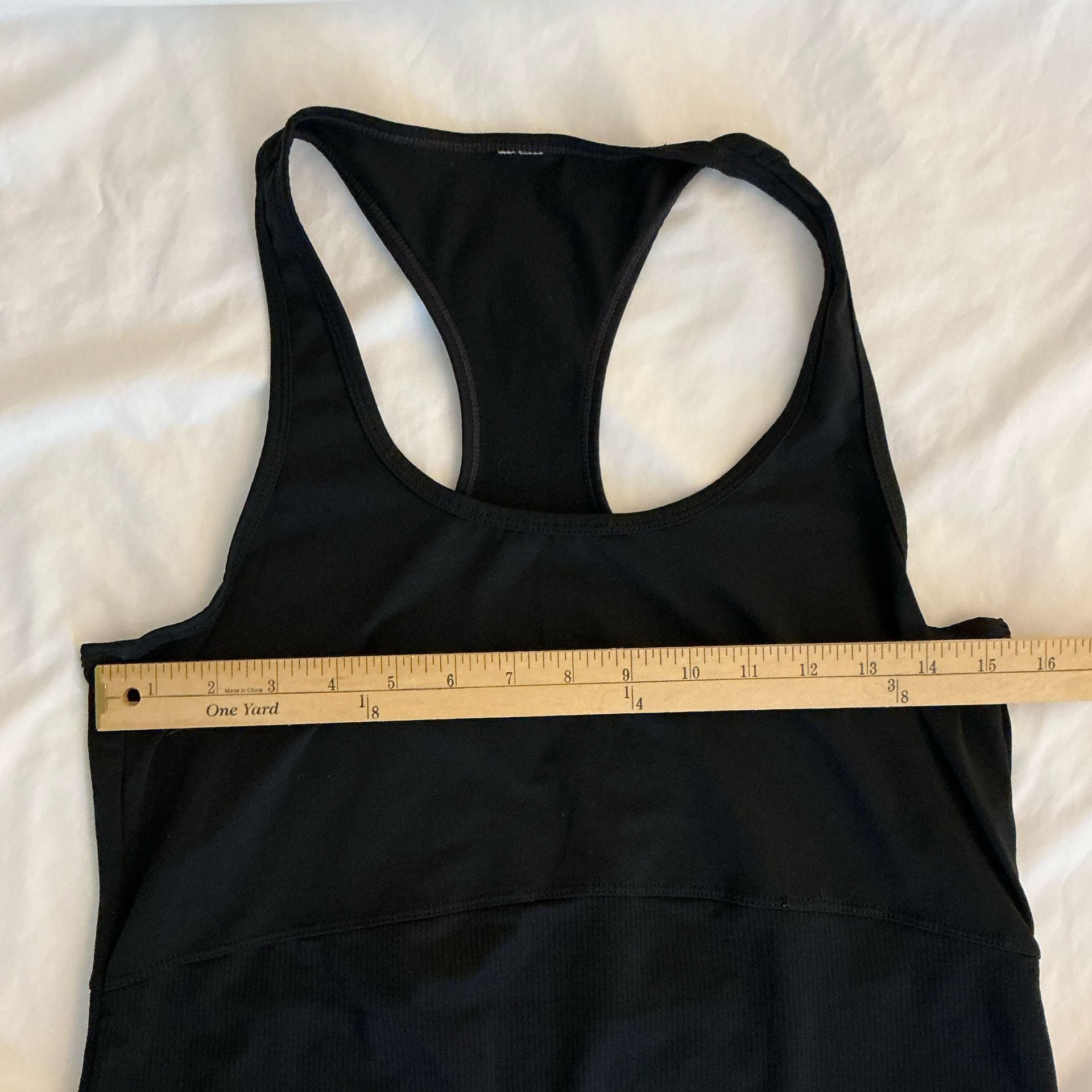 Fabletics Activewear Tank Top Black Racerback 8