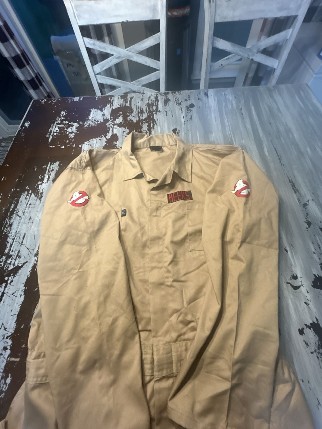 Kolossus Ghostbusters Jumpsuit Size XXL Reg Tan Coveralls Meeks 2