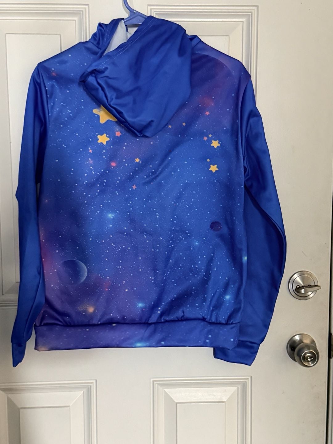 Disney Mickey Mouse Galaxy Space Zip Up Hoodie Blue unisex Kids/Youth Jacket – Approx. Size Large 10/12
2