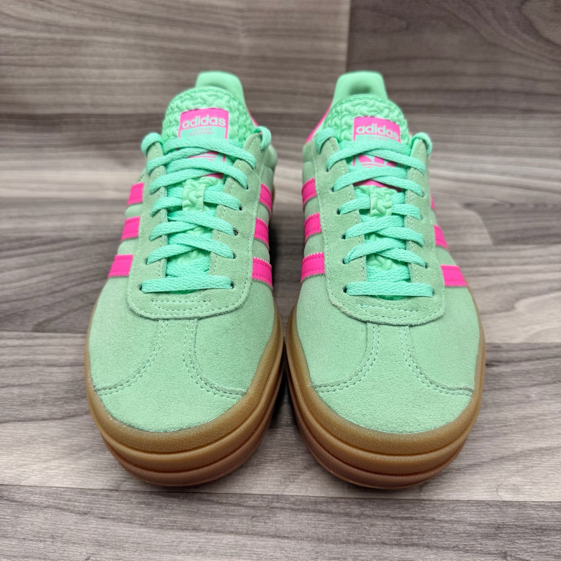 Adidas Gazelle Bold Pulse Mint Pink Sneakers 8