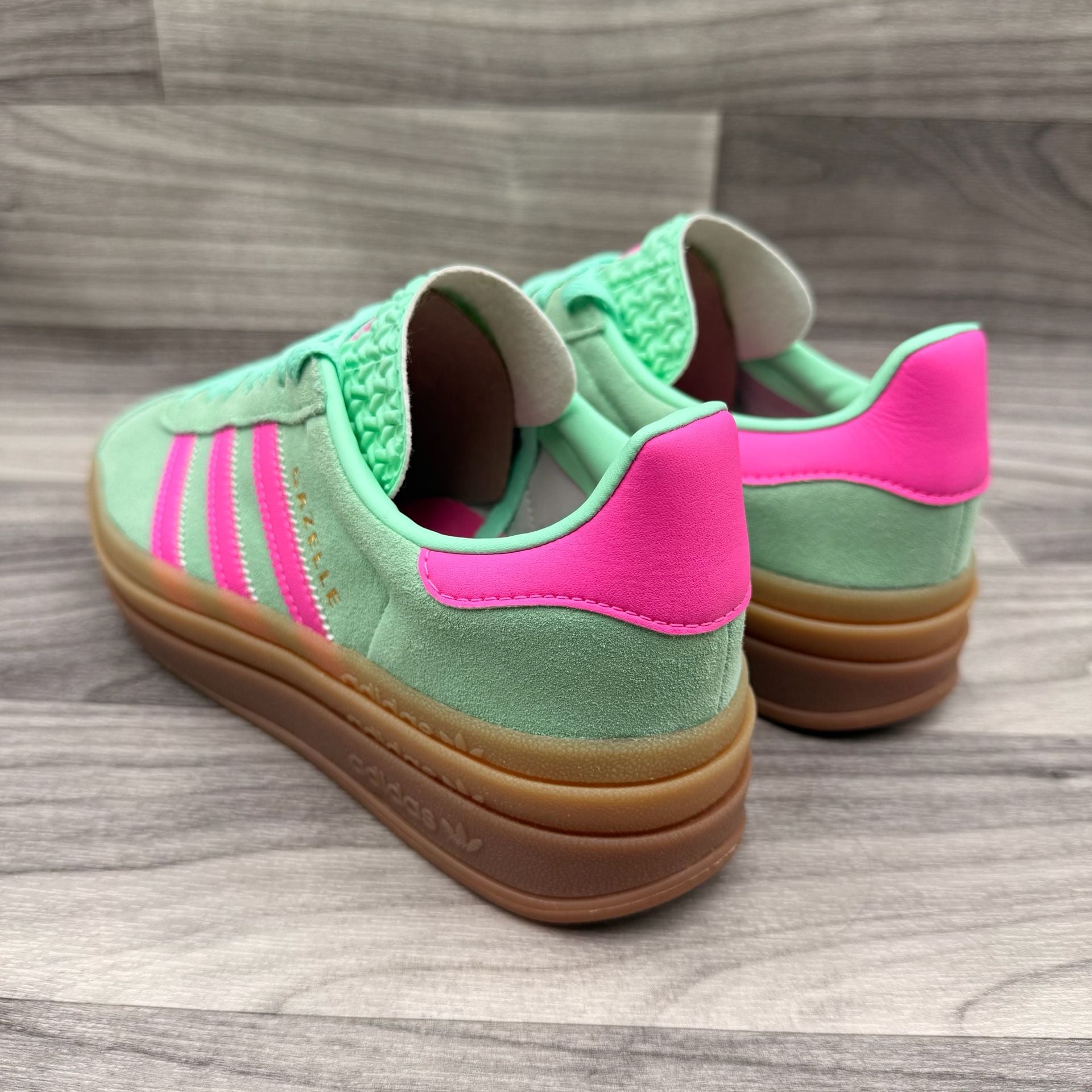 Adidas Gazelle Bold Pulse Mint Pink Sneakers 10