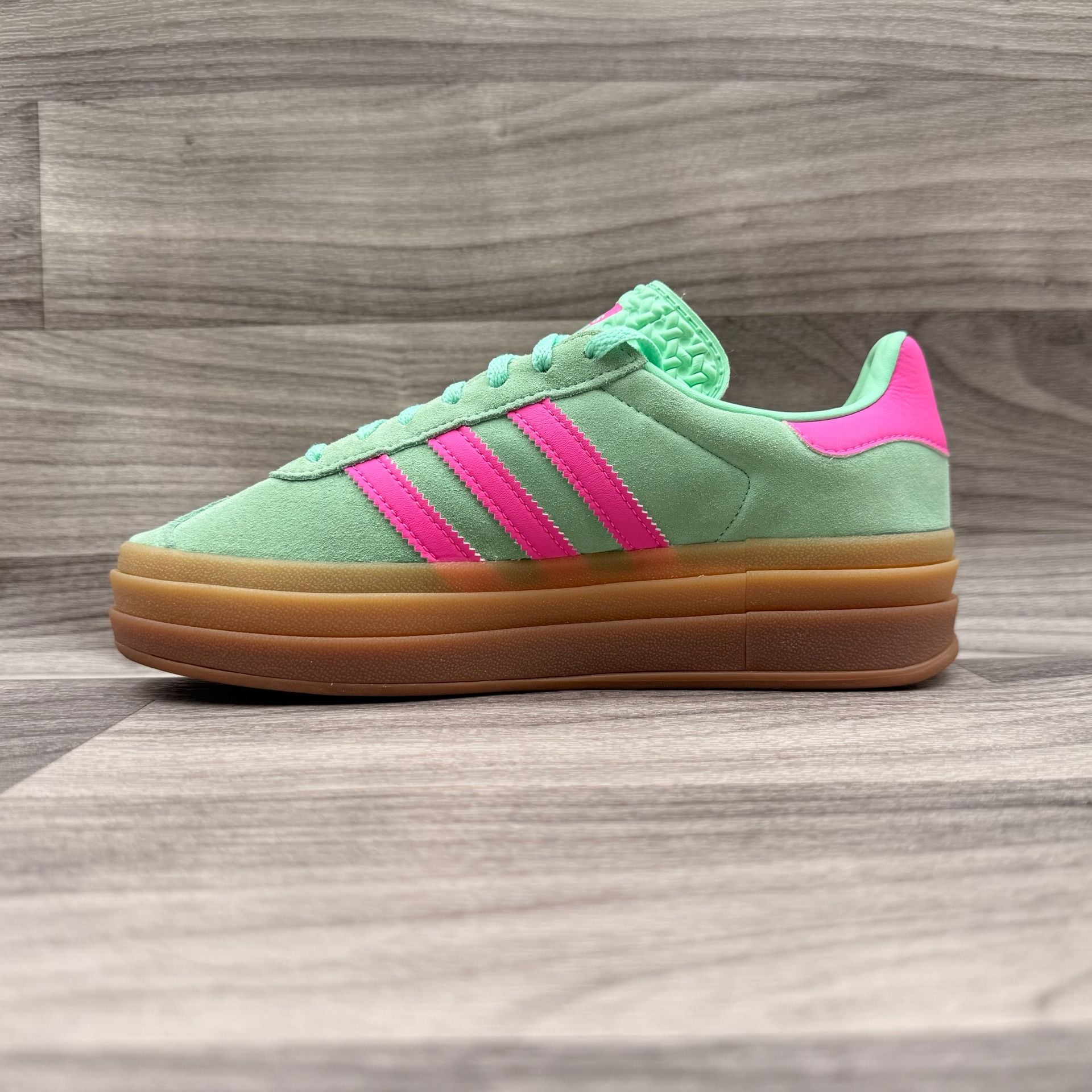 Adidas Gazelle Bold Pulse Mint Pink Sneakers 14
