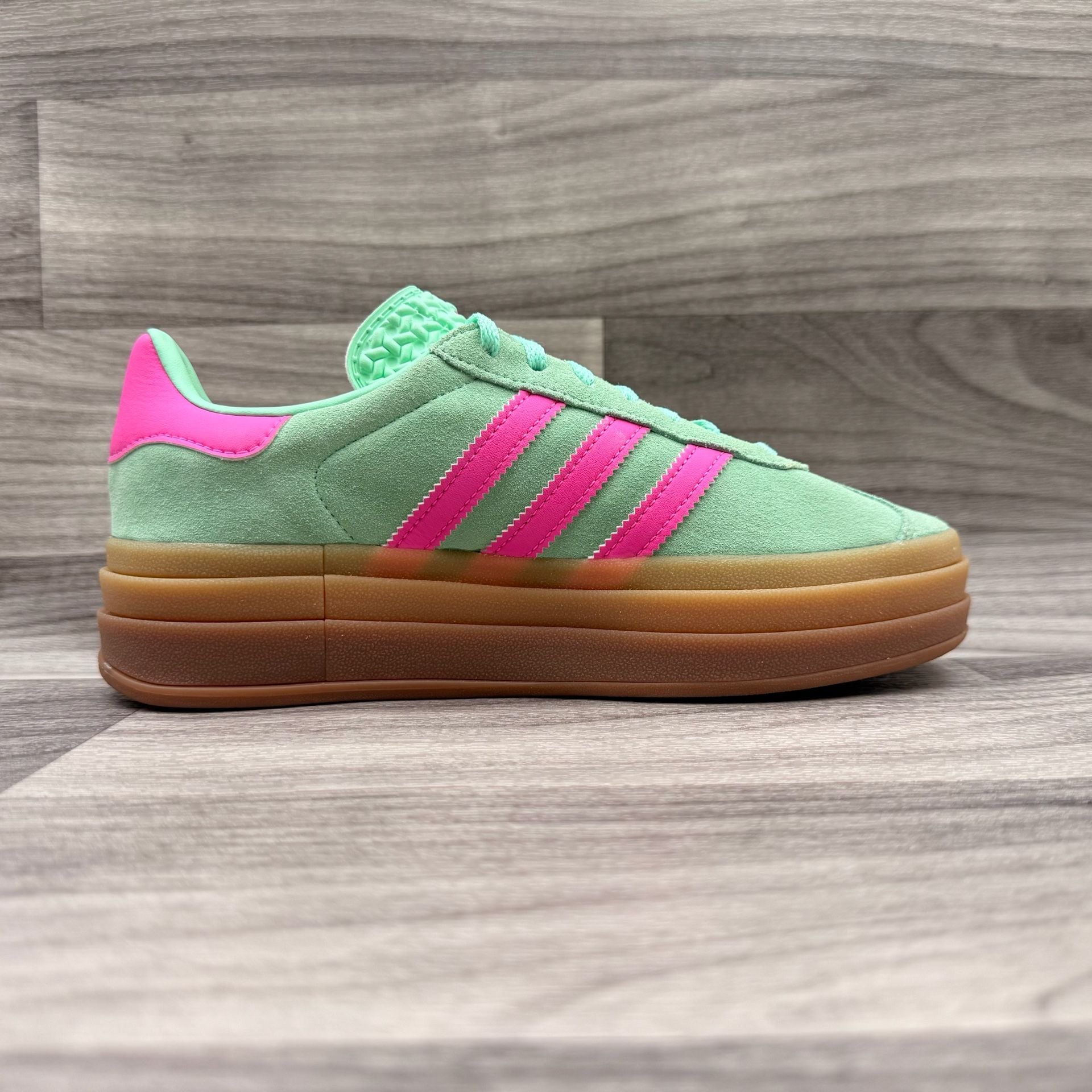 Adidas Gazelle Bold Pulse Mint Pink Sneakers 15