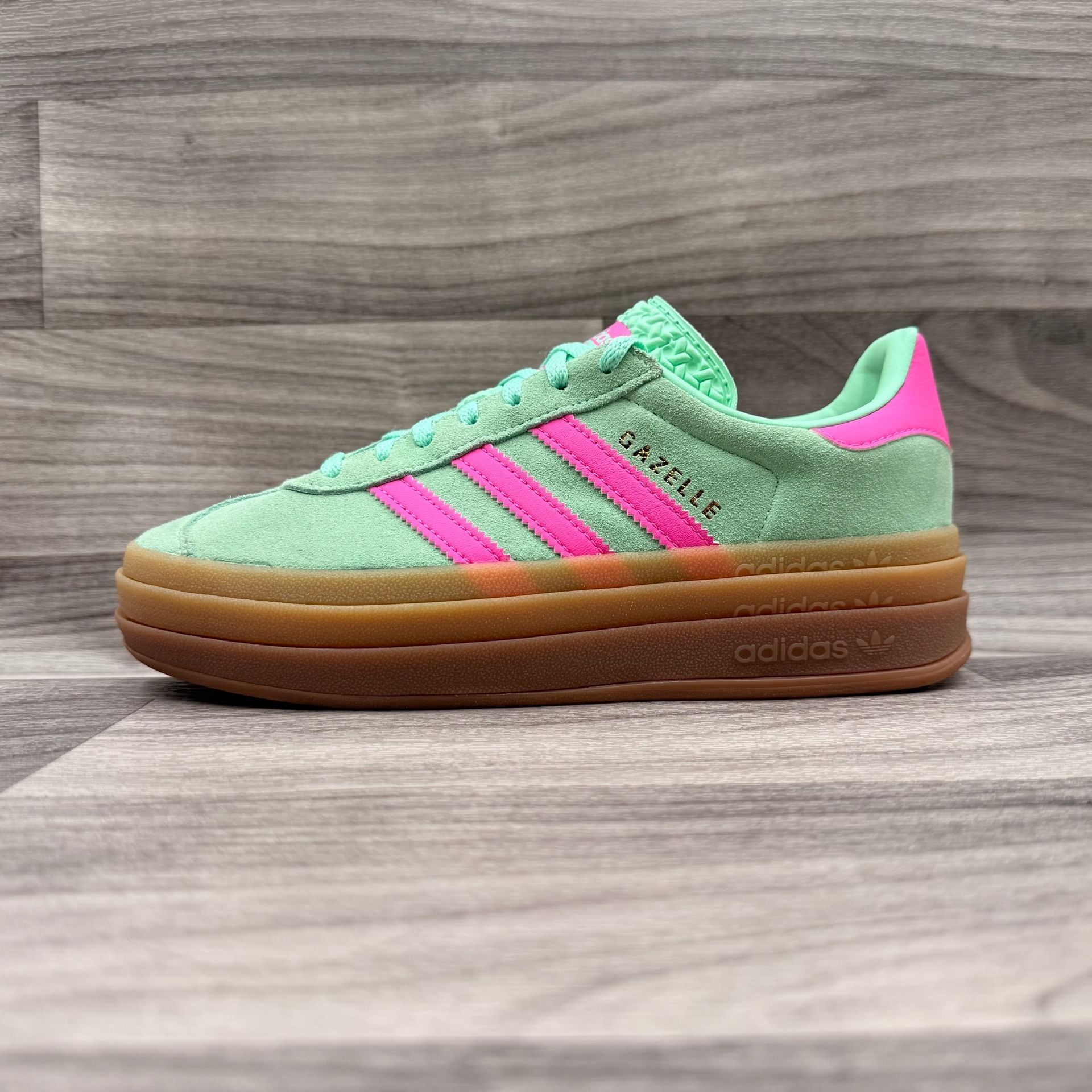 Adidas Gazelle Bold Pulse Mint Pink Sneakers 16
