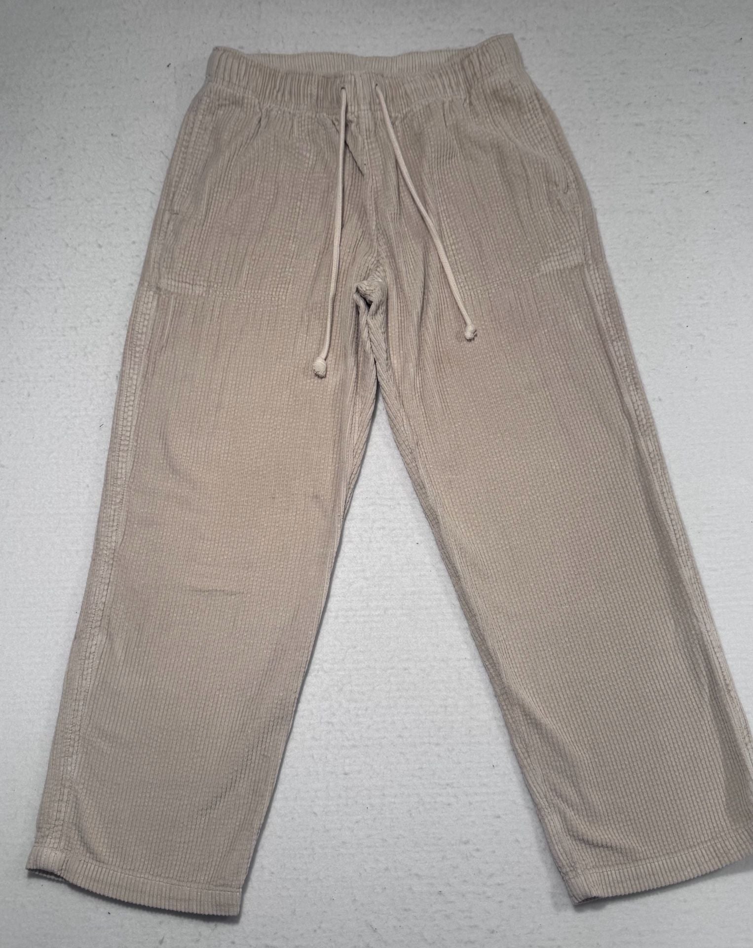 Aerie Corduroy Pull-On Pants Size S Beige 5