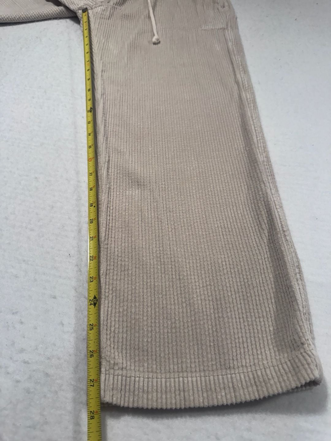Aerie Corduroy Pull-On Pants Size S Beige 6