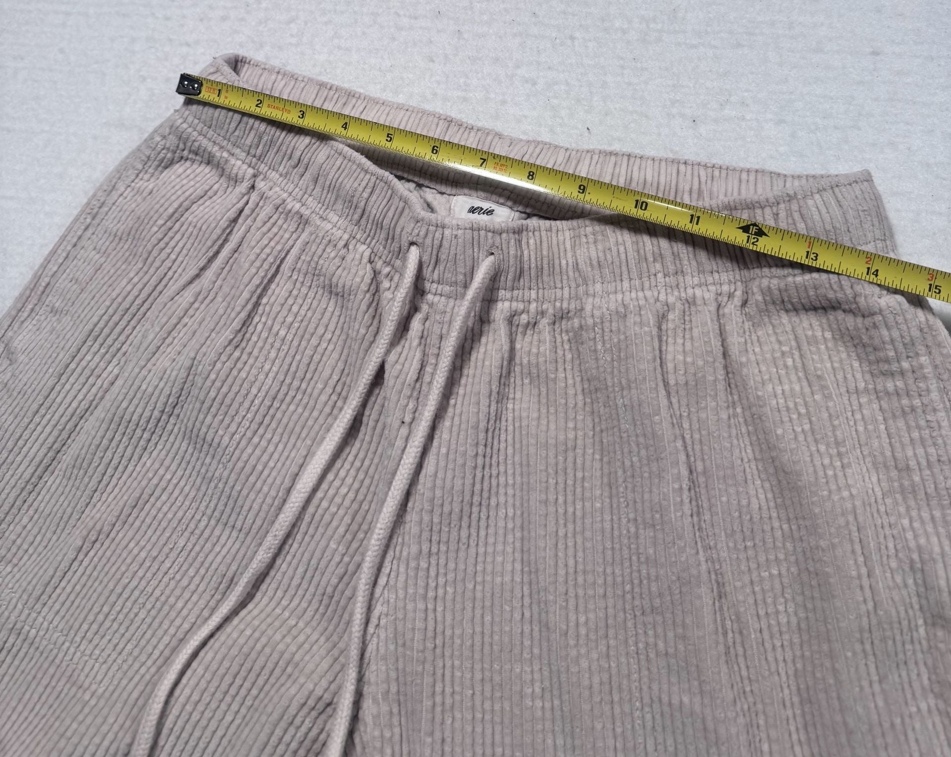 Aerie Corduroy Pull-On Pants Size S Beige 7