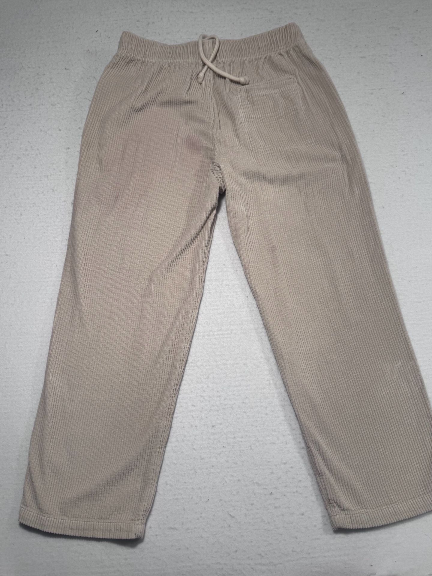 Aerie Corduroy Pull-On Pants Size S Beige 11
