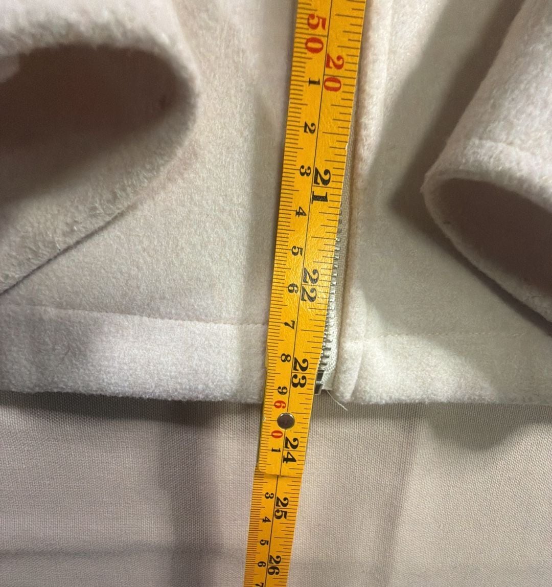 Bagatelle Collection Zip Up Jacket Size M White 4