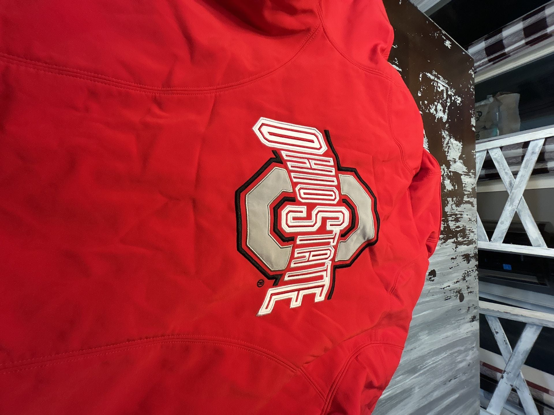 G-III Sports by Carl Banks Ohio State Buckeyes Jacket Size L Red 5