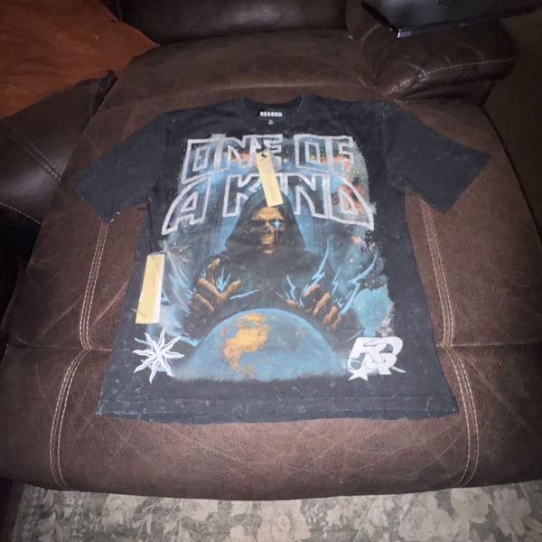 Reason Clothing One Of A Kind Graphic Short Sleeve Tee Black