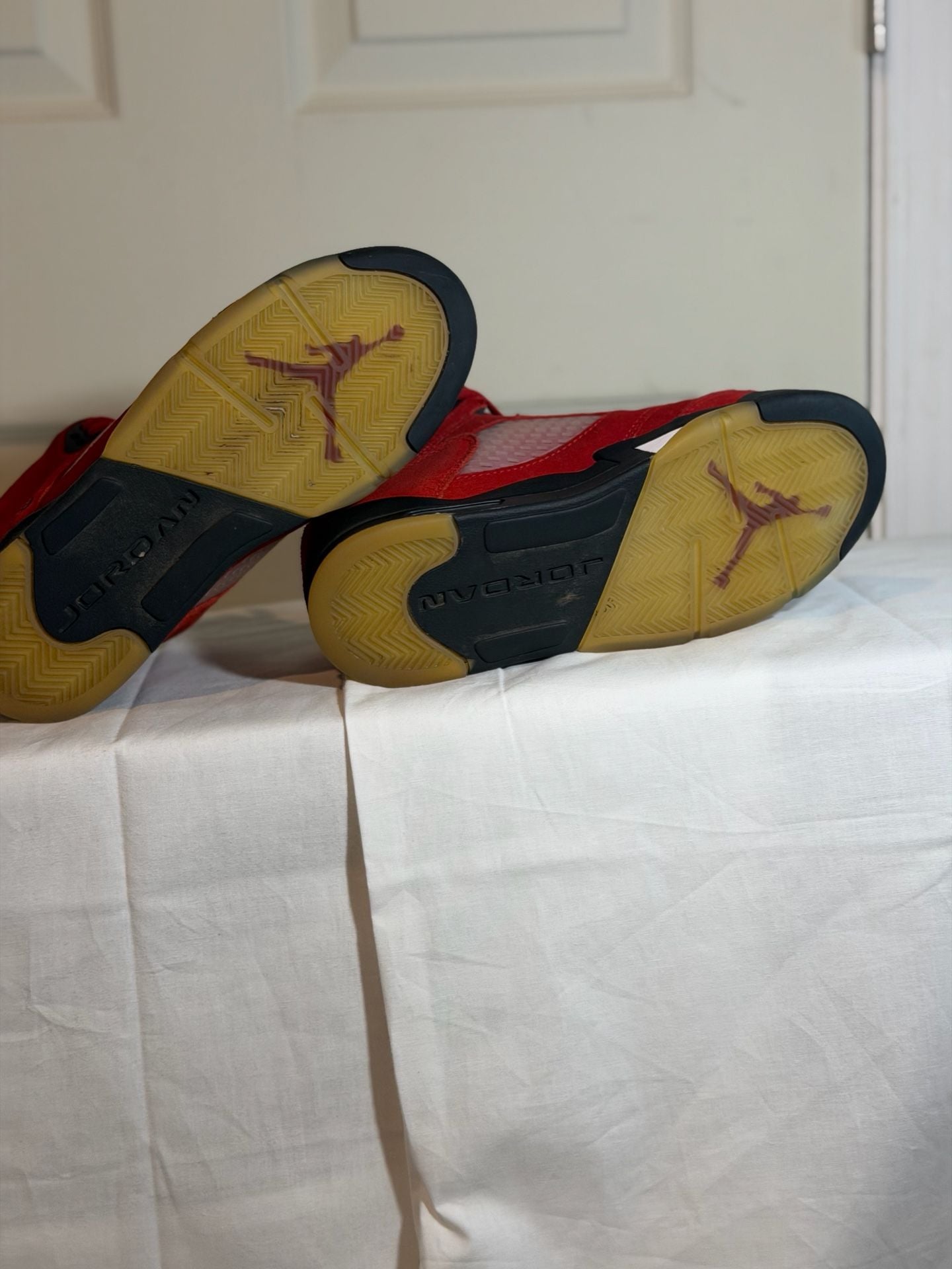 Nike Air Jordan 5 Retro Raging Bull Toro Bravo Red Suede 6