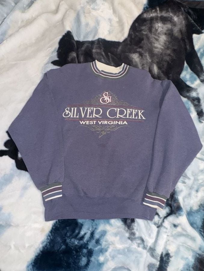 Vintage 90s Silver Creek West Virginia Sweatshirt Size M 2