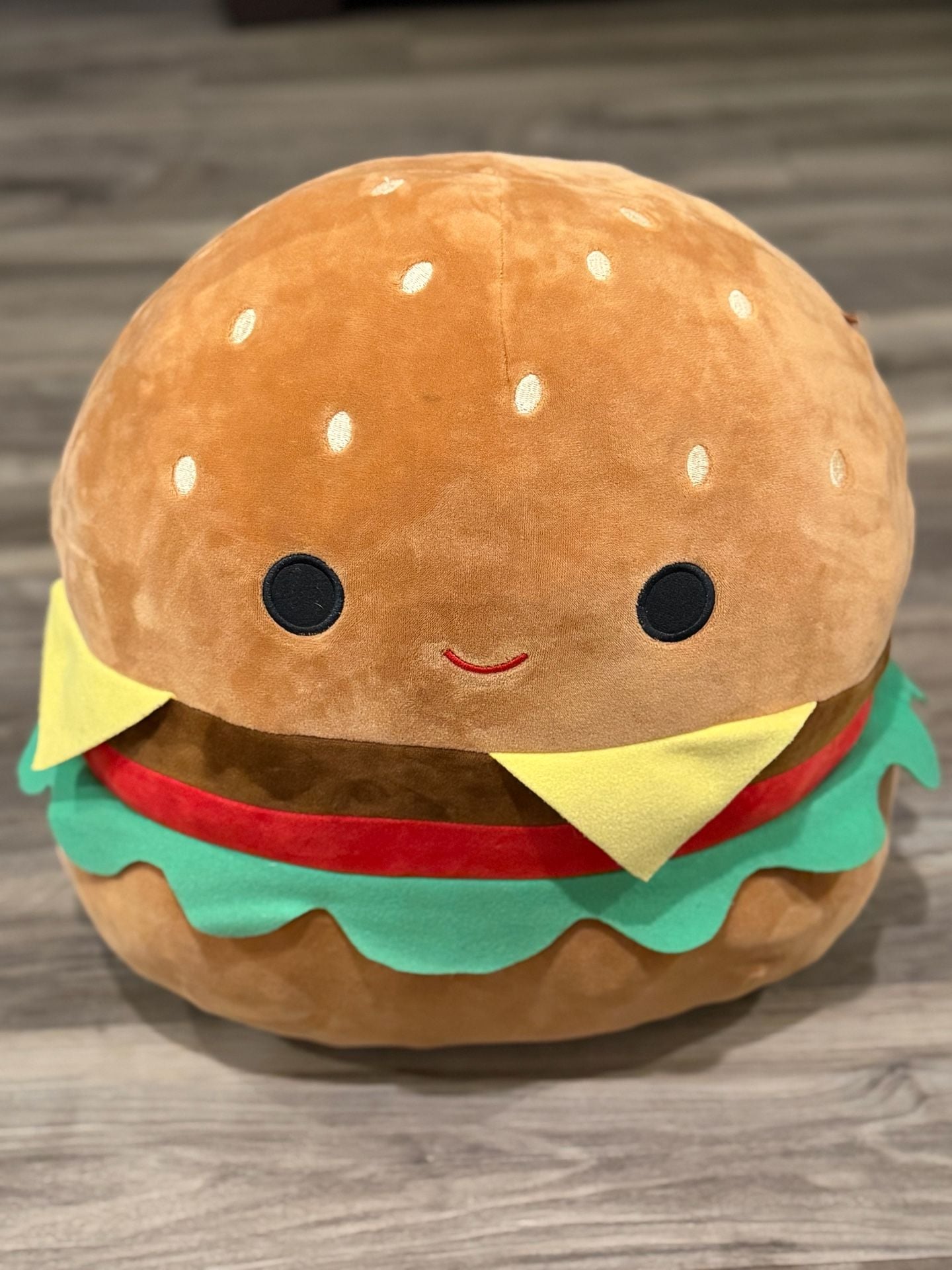 Squishmallows Carl The Cheeseburger Size 16 Plush Toy 1