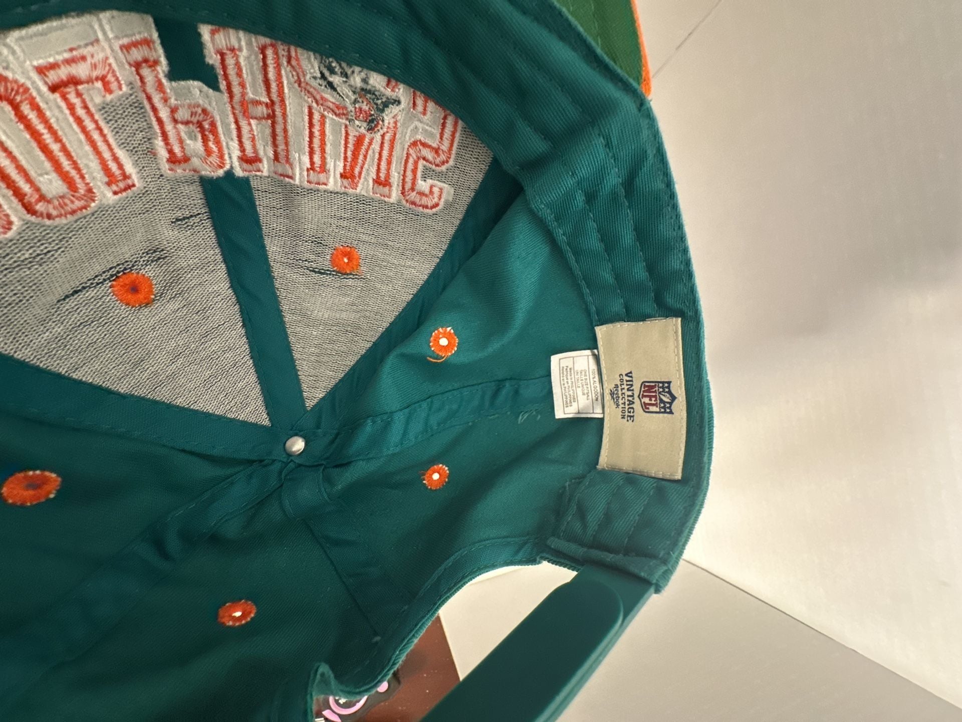 Reebok NFL Vintage Collection Miami Dolphins Snapback Hat 4