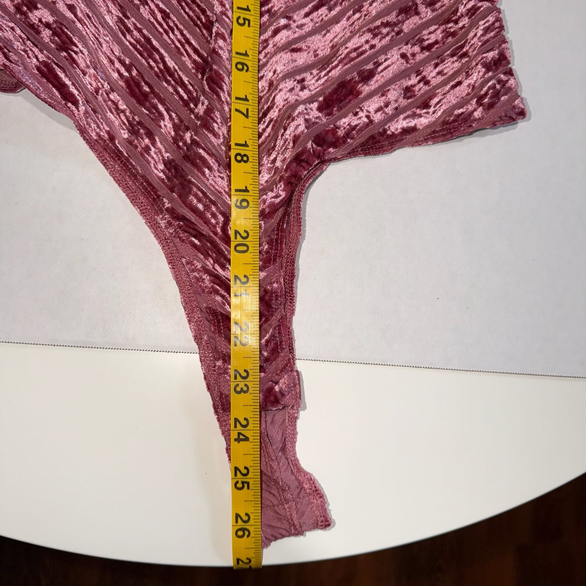 Lulus Pink Velvet Balletcore Long Sleeve Bodysuit Small 11