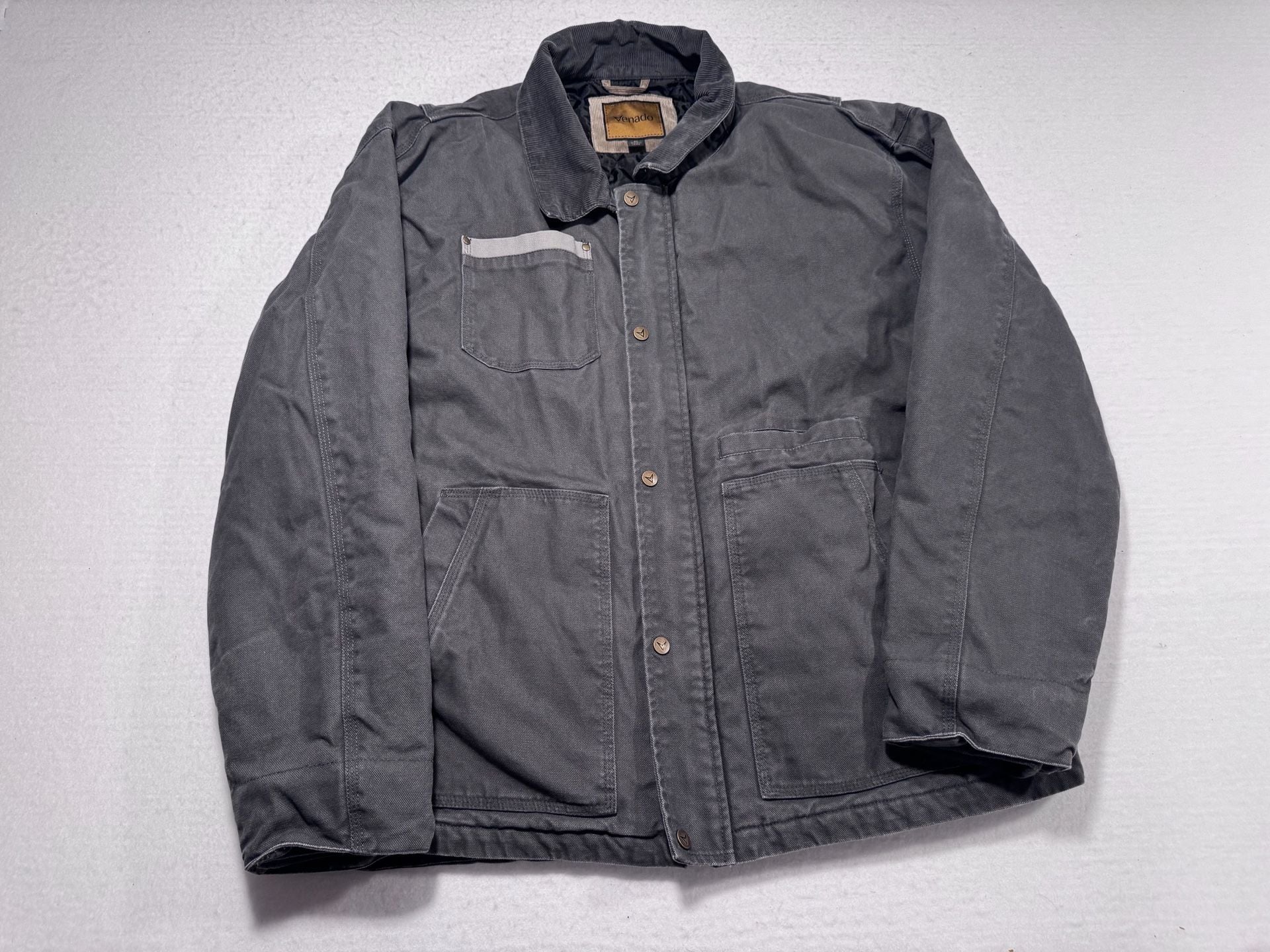 Venado Concealed Carry Jacket XL Grey Canvas Workwear 2