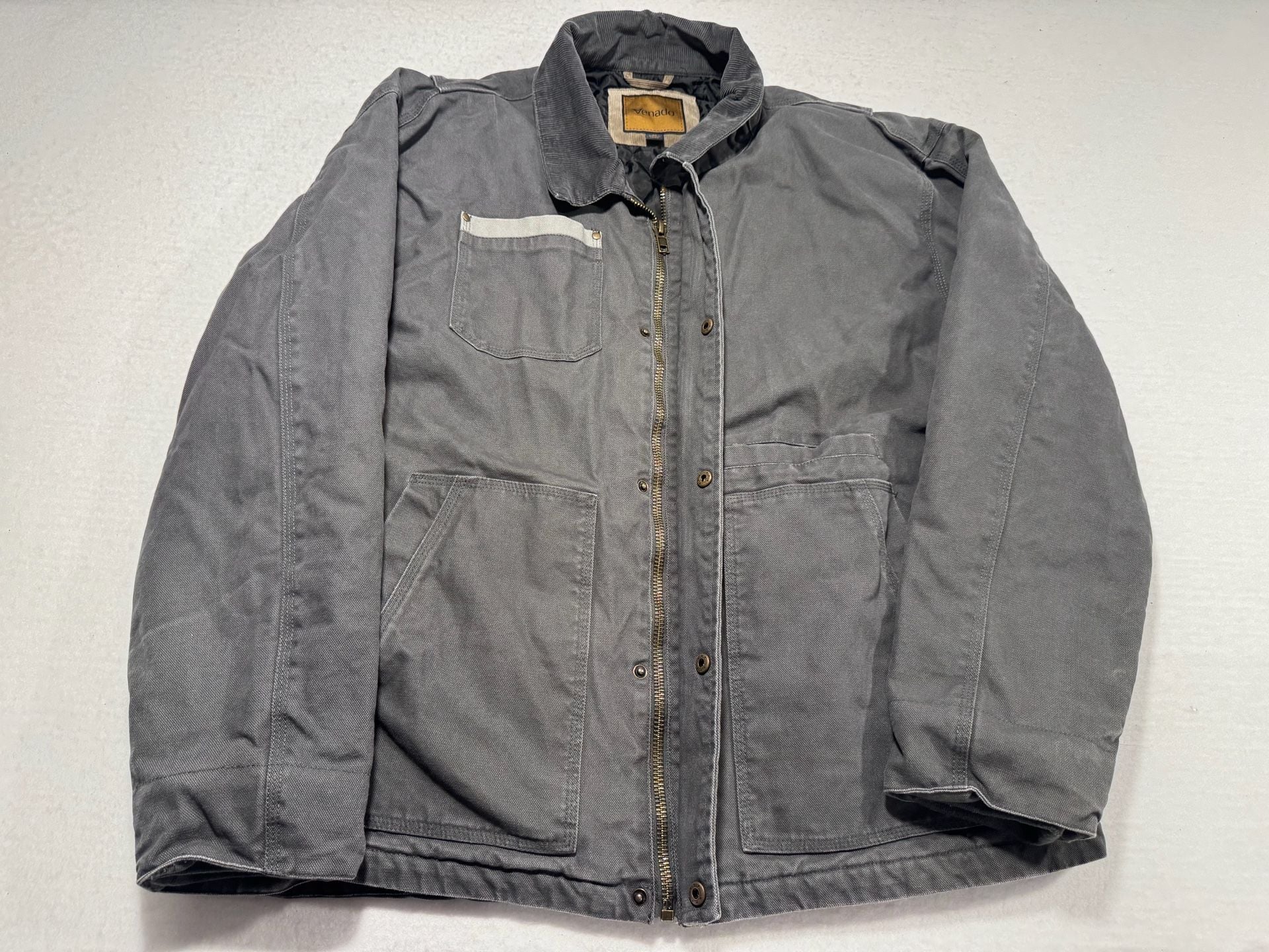 Venado Concealed Carry Jacket XL Grey Canvas Workwear 3