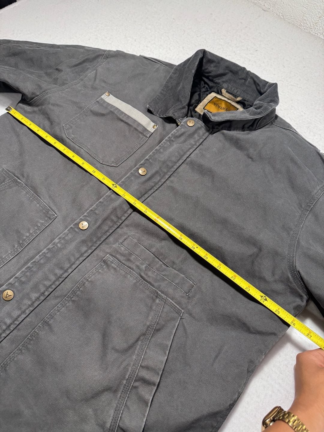 Venado Concealed Carry Jacket XL Grey Canvas Workwear 4
