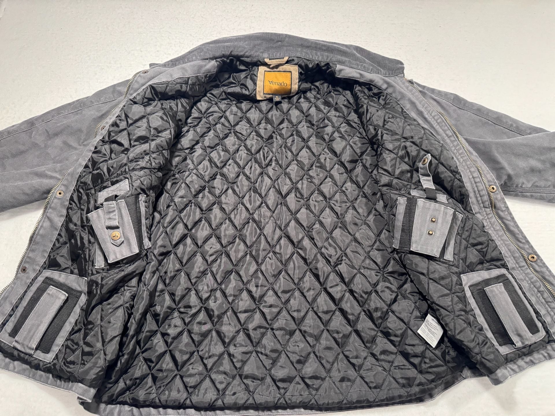 Venado Concealed Carry Jacket XL Grey Canvas Workwear 9
