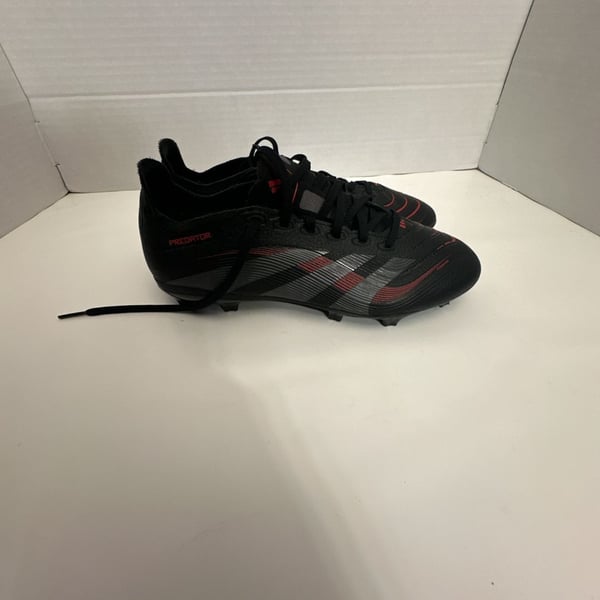 Adidas Predator League Soccer Cleats Size 7 Black Red FG MG