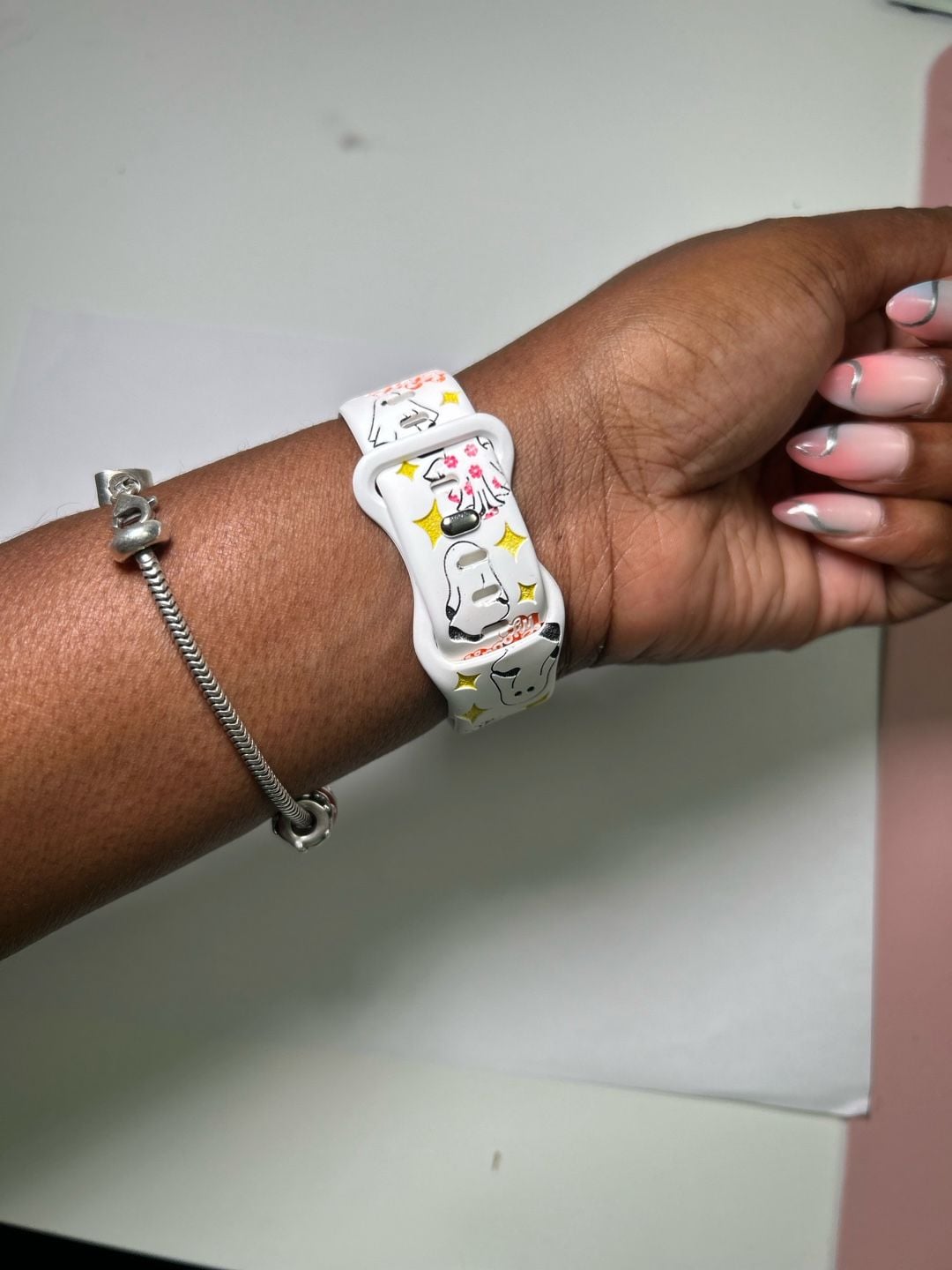 Apple Watch Band Spooky Season Halloween Ghost Silicone Strap 4