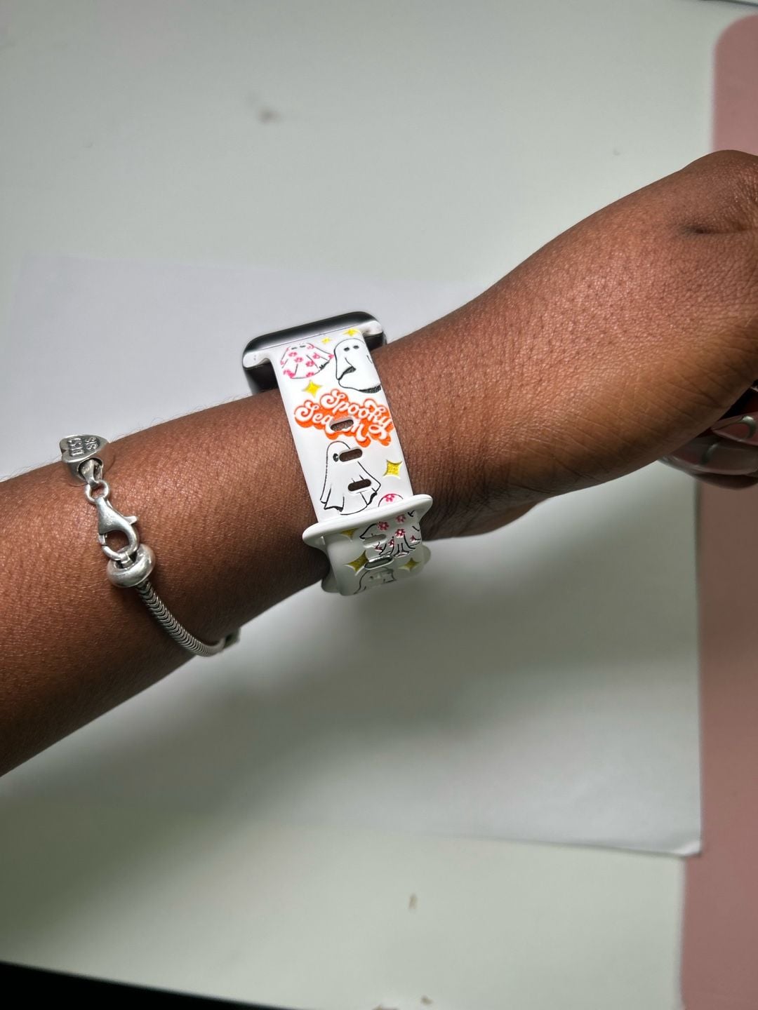 Apple Watch Band Spooky Season Halloween Ghost Silicone Strap 5