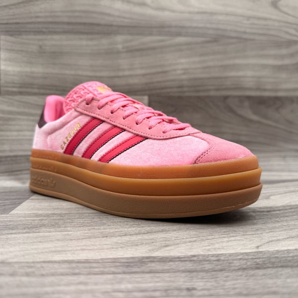 adidas Gazelle Bold Bliss Pink Ruby
Red Gum Womens 6 JR5964