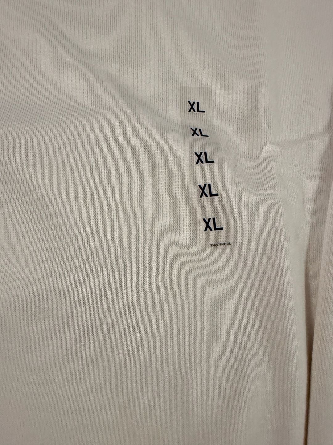 Uniqlo Sweatshirt Size XL Off White Cotton Long Sleeve Crewneck 3
