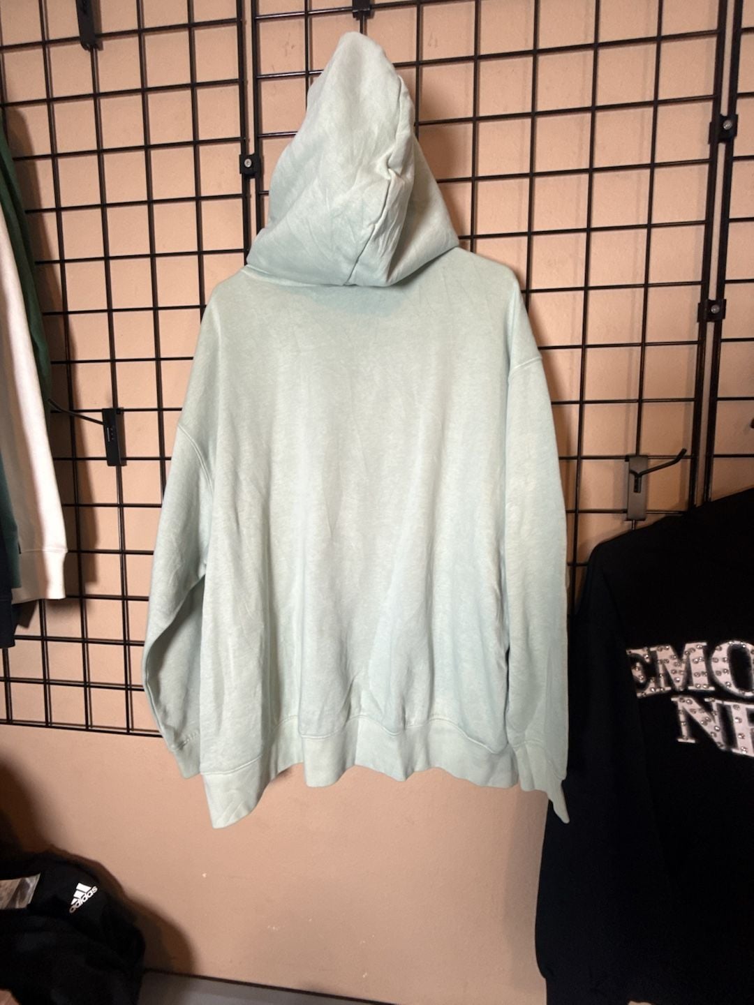 Nike Hoodie Size L Light Green Center Swoosh 3